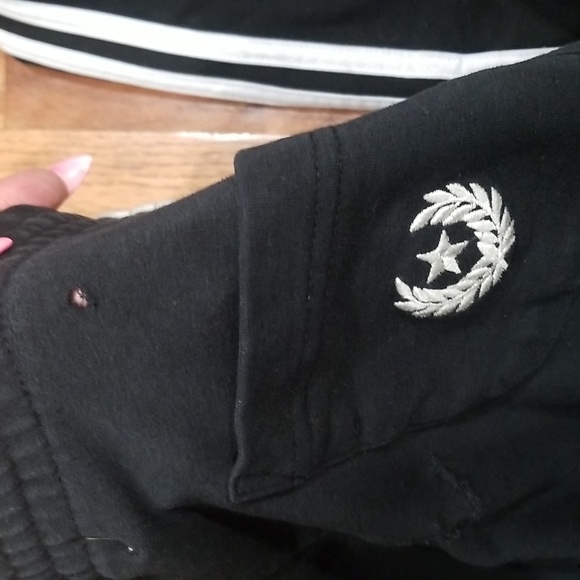 Self Esteem Black and White Track Pants & Jacket Set - Picture 4 of 7